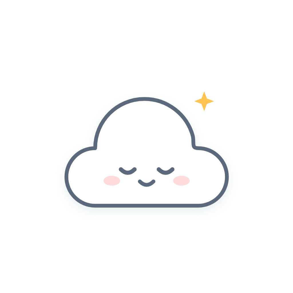 妄想の雲の雲キャラクター